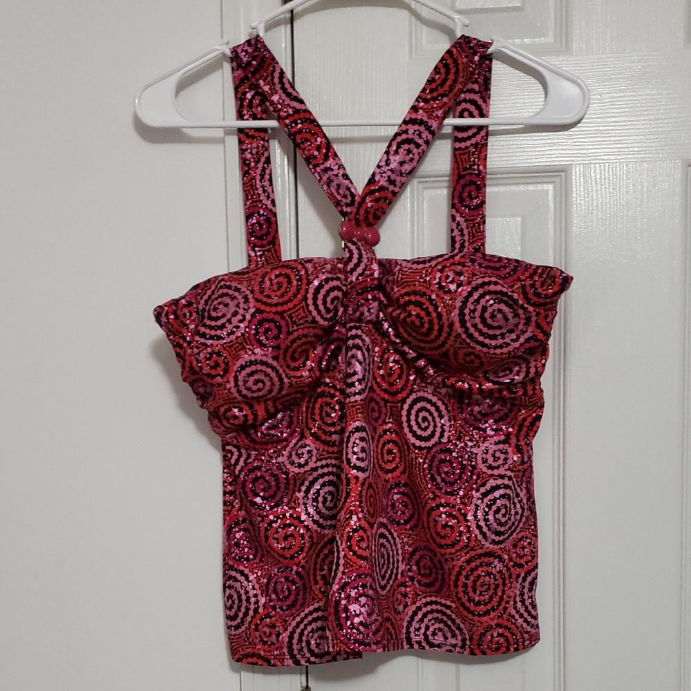 Halter Tankini Top From The Brand Contour by Beach Scene. Size: 12